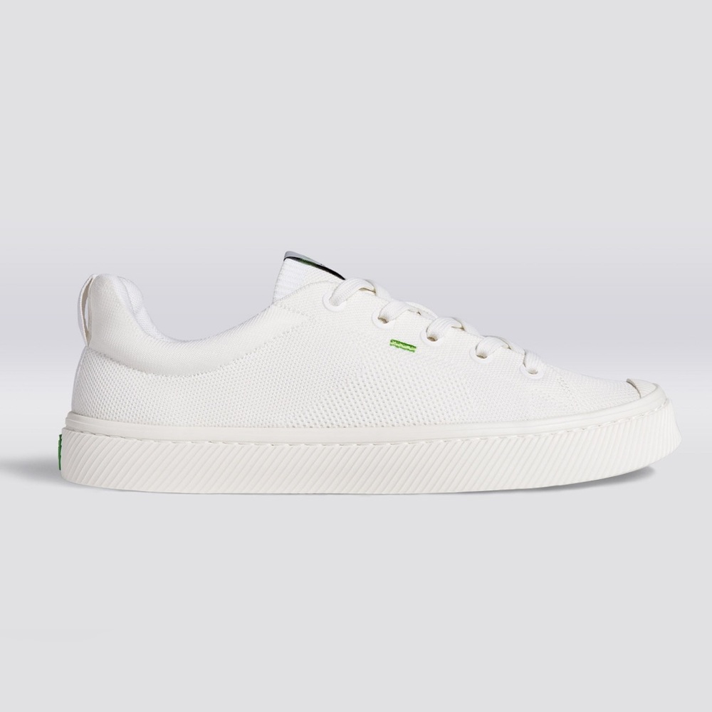 - CARIUMA  IBI Low Off-White Knit Sneaker
